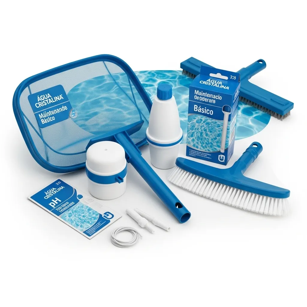 Kit de Mantenimiento Básico para Piscinas "Agua Cristalina"